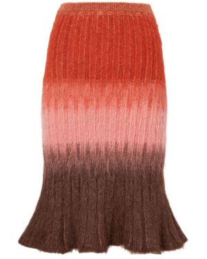 Fendi Midi Skirts - Brown