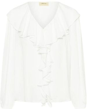 Cream Overhemden ,Wit ,Blouse