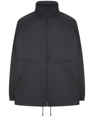 Saint Laurent Raglanmouw Windjack Met Capuchon - Blauw