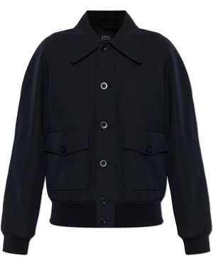 A.P.C. Bomber Jackets - Blue
