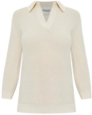 Isabel Marant V-Neck Knitwear - Blanco