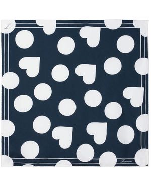Jacquemus Accessoires ,Blauw ,Coeur Scarf