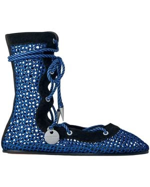 Kiko Kostadinov Reticella Schnürstiefel - Blau