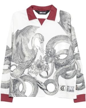 Just Cavalli Polo Shirts - Blanco