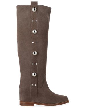 Via Roma 15 High Boots - Brown