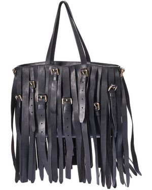 Moschino Tote Bags - Black