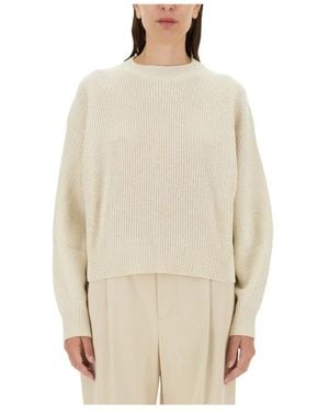Brunello Cucinelli Round-Neck Knitwear - Neutro