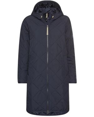 Camel Active Wasserabweisender Parka Mit Zwei-Wege-Reißverschluss - Blau