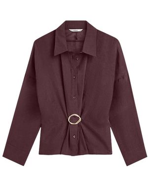 Summum Wear-Your-Way Blouse - Paars