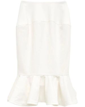 Jacquemus Rokken ,Wit ,Katoen Palmier Rok