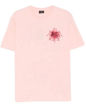 Etro Kurzarm-T-Shirt - Pink