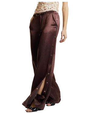 Cynthia Rowley Wide Trousers - Marrón