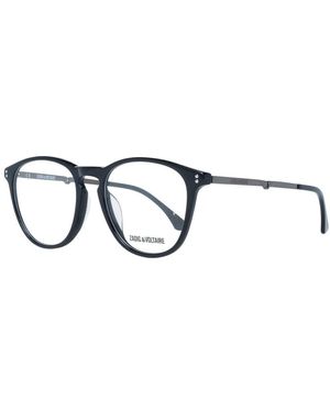 Zadig & Voltaire Schwarze Herren Optische Brillen Runde Stil
