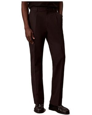 Calvin Klein Suit Trousers - Black