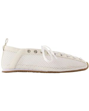 Ganni Sportliche Ballerina - Weiß