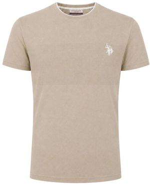 U.S. POLO ASSN. T-Shirts - Natural
