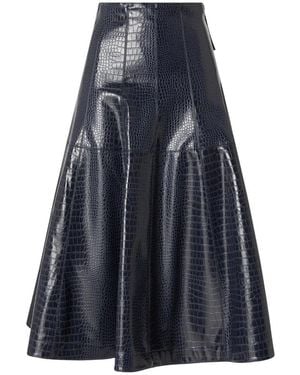 Pinko Antinori Gonna Effetto Cocco - Blauw