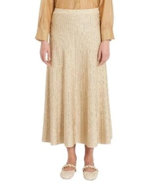 Marella Maxi Skirts - Natural