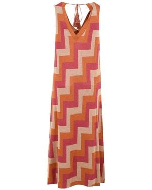 Akep Maxi Dresses - Red