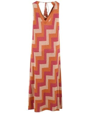 Akep Maxi Dresses - Red