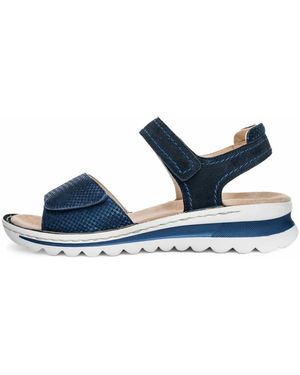 Ara Tampa Wedge Sandalen - Blauw