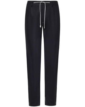 Eleventy Slim-Fit Trousers - Azul
