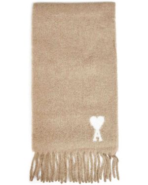 Ami Paris Winter Scarves - Neutro