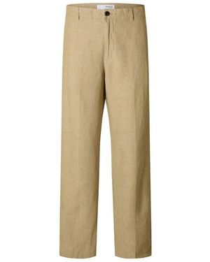 SELECTED Elegante Herrenhose Frühling/Sommer - Natur