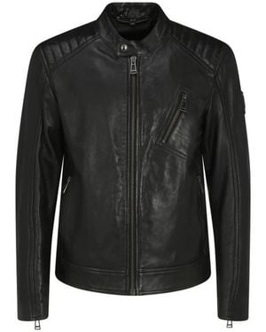 Belstaff Leather Jackets - Black
