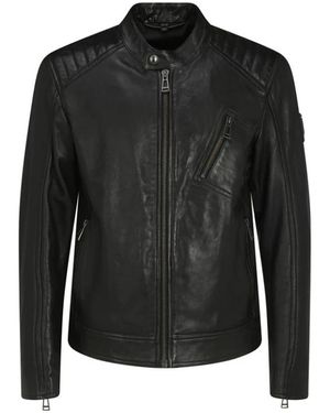 Belstaff Lambskin V Racer Jas - Zwart