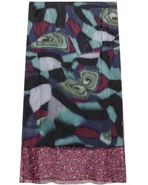 Dries Van Noten Rokken ,Veelkleurig Rokken - Grijs