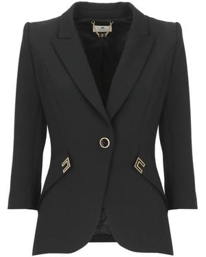 Elisabetta Franchi Blazers - Black