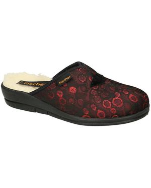 Fischer Schoenen ,Bruin ,Wol 203629 Slipper