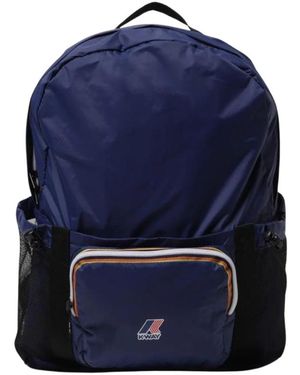 K-Way Faltbarer Rucksack Für Bequemlichkeit Und Komfort - Blau