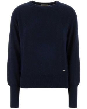 Woolrich Truien & Vesten ,Blauw ,Katoen Cotton Modal Crewneck