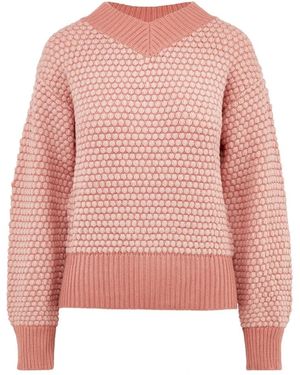 Bomboogie V-Neck Knitwear - Rosa