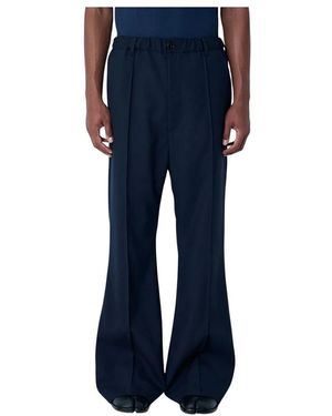 Marni Wide Trousers - Bleu