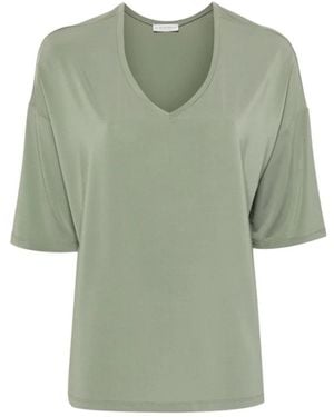 Le Tricot Perugia T-Shirts - Verde