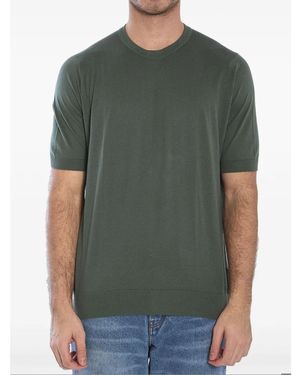 John Smedley Round-Neck Knitwear - Groen