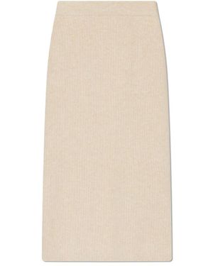 Cult Gaia Midi Skirts - Natural
