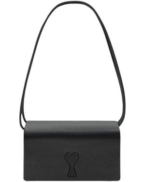 Ami Paris Cross Body Bags - Negro