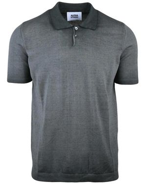 Alpha Studio Polo Shirts - Gris