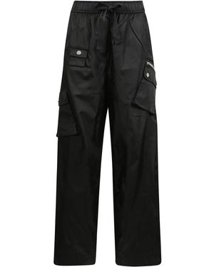 Ganni Straight Trousers - Zwart
