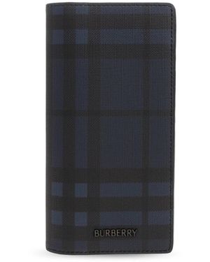 Burberry Logo Wallet - Blau