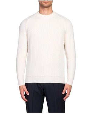 Cor Sine Labe Doli Strukturierter wollpullover - Weiß