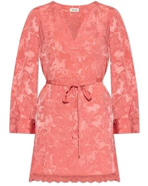 Zadig & Voltaire "Ramasco" Dress - Pink