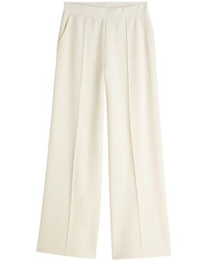 Summum Broeken ,Trouser Soft Scuba - Wit