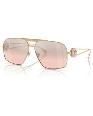Versace Herren Bio Metall Sonnenbrille - Pink