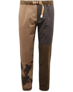 White Sand Straight Trousers - Brown