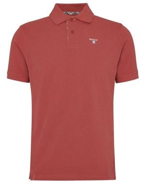 Barbour Polo Shirts - Red